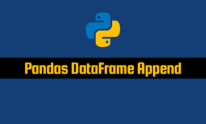 Read more about the article Pandas DataFrame Append