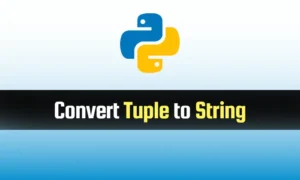 Read more about the article Convert Tuple to String in Python