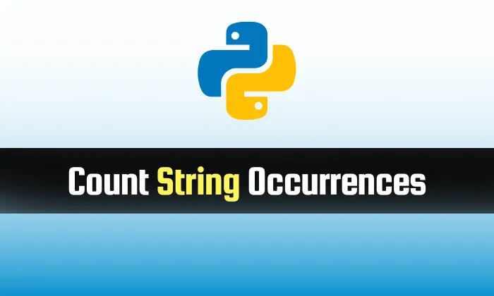 Read more about the article Count String Occurrences in Python