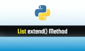 Read more about the article Python List extend() Method