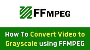 Read more about the article How to Convert Video to Grayscale using FFmpeg